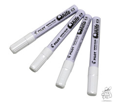 Weie Pilot Super Color Reifenmarker.