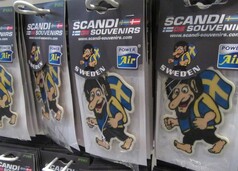 Mehrere Scandi Lufterfrischer Trolle 