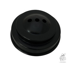 Runder, schwarzer Flaggenstnder mit drei Lchern.