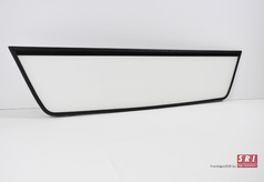 SRI FrontSignLED Leuchtschild fr LKW, wei mit schwarzem Rahmen.