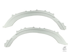 Paar weier GFK Kotflgelverkleinerungen "Spatz" fr DAF 106.