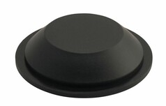 Schwarze Abdeckung fr Gylle Gummiarm.