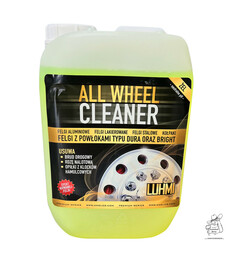 Grner LUHMI All Wheel Cleaner Felgenreiniger als Gel in einem Kanister mit Etikett, das den 