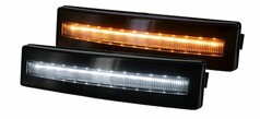 LEDSON Lampe fr Scania Sonnenblende, schwarz, mit weiem und orangefarbenem Licht.