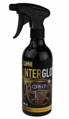 Schwarze LUHMI InterGlos Kunststoffreiniger Sprhflasche 500ml.
