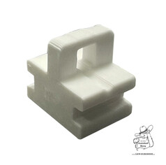 Weier Gardinengleiter aus Kunststoff fr LKW, passend fr Scania.