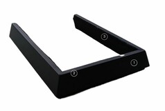 Beleuchtete Sitzsockelverkleidung in hoher Ausfhrung fr Fahrerseite Luftgefedert.