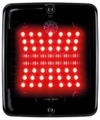 Heckleuchte DARK Knight eckig Nebelscheinwerfer