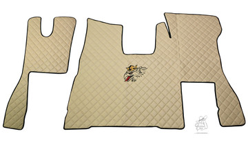 Bodenset 2 teilig  passend fr Scania S  "New Generation" - Basic Line, Beifahrer Klappstuhl - ABVERKAUF