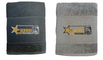 Duschtuch mit Stick "German Star" (126)