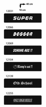 Schmutzmatten (Paar) fr Einstieg