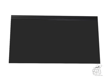 Schmutzfnger (Paar) 65x35cm ohne Aufschrift schwarz