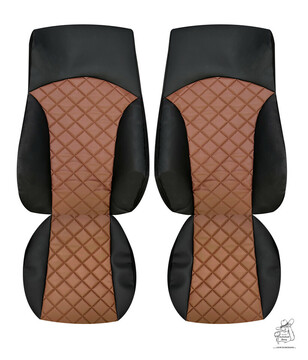 Sitzbezge passend fr DAF XG Beifahrer Klappstuhl - BASIC Line - ABVERKAUF