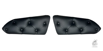 Trverkleidung mit Knpfe Kunstleder + Plsch passend fr Actros MP4+MP5 (Paar)