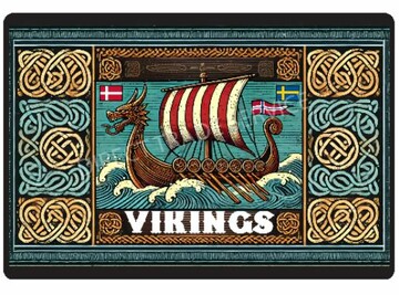 Fumatte Viking Ship Ornament