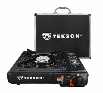 Tekson Gaskocher 2in1 im Alu-Koffer