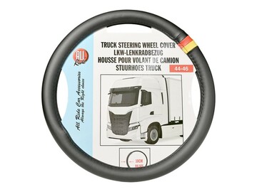 Lenkradschoner 44 - 46 schwarz mit Flagge