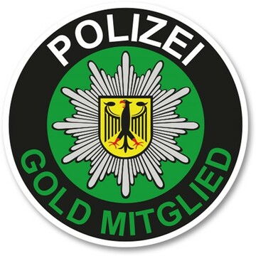 Lufterfrischer Polizei Gold Mitglied