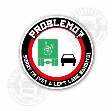 TJ Aufkleber Problemo