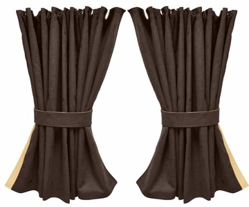 Rundumgardine Exclusiv Wildlederimitat mit Lederkante NUR passend fr Actros mit  MirrowCam