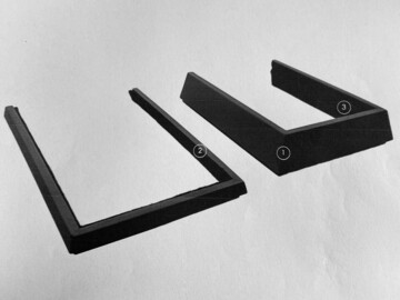 Beleuchtete Sitzsockelverkleidung Holz mit LED passend fr Scania New Generation R+S - Fahrer niedrige Sitzkonsole