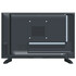 Rckseite des Majestic 19" Smart TV in Schwarz mit Standfen und Montagepunkten.